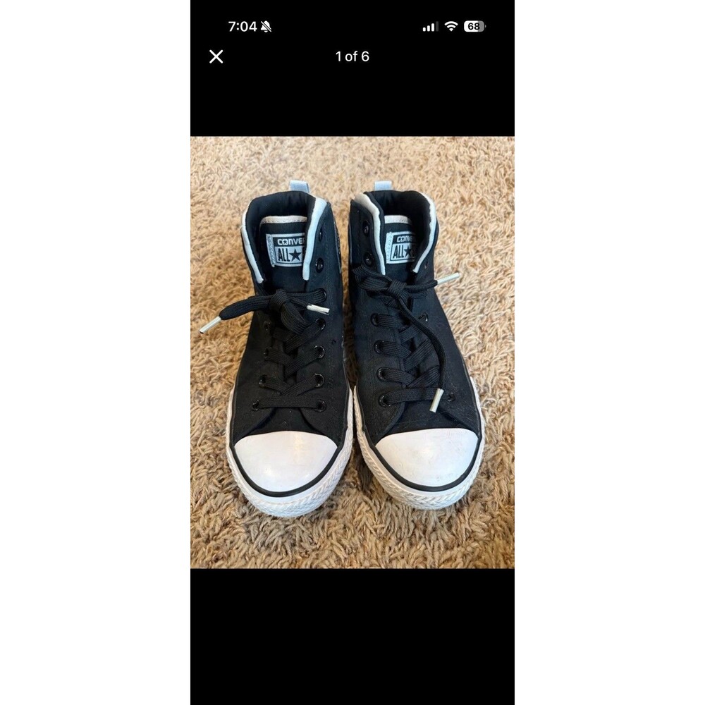Converse Chuck Taylor All Star Street Mid Top Black Size 5 Skater